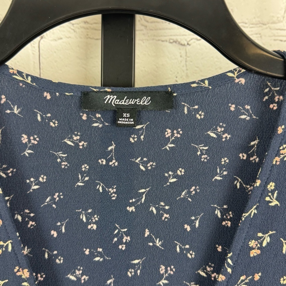 Madewell Easy Midi Dress in Spring Fling Floral Size XS - Picture 4 of 8